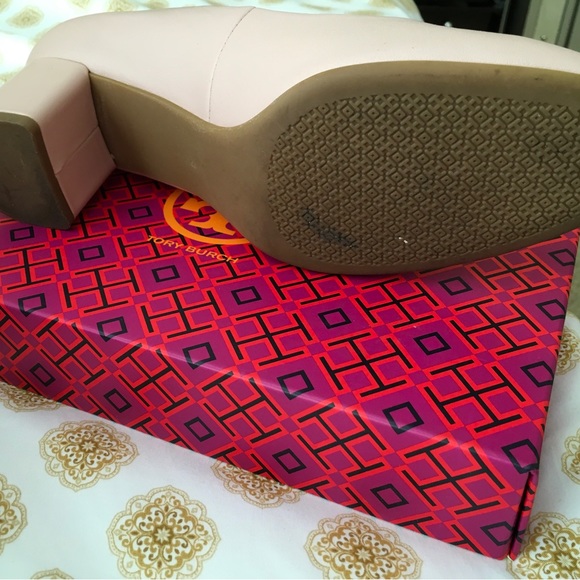 Tory Burch Pink Block Heels - Picture 9 of 9